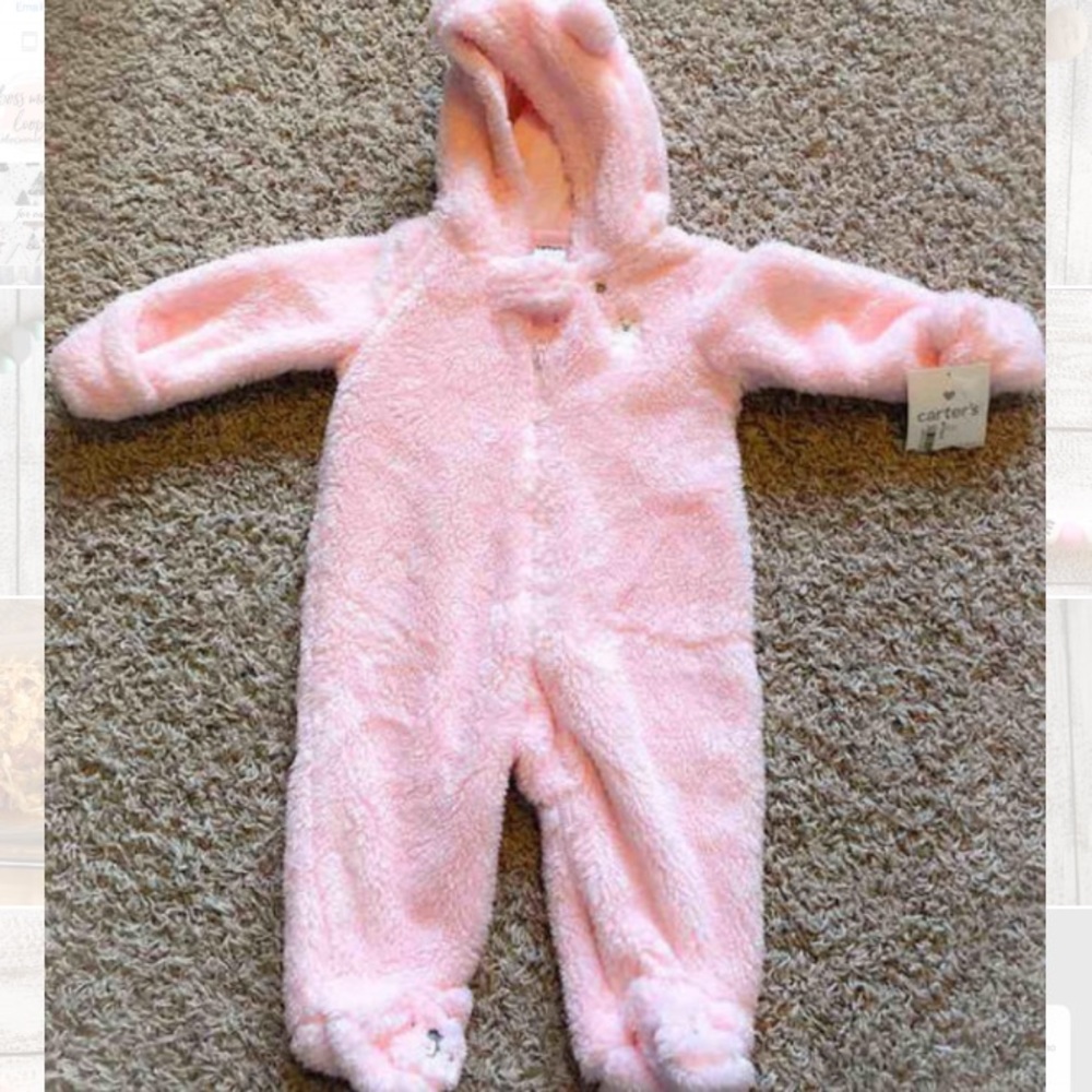 Carter’s Hooded Sherpa/Bunting/Carcoat - 6 months